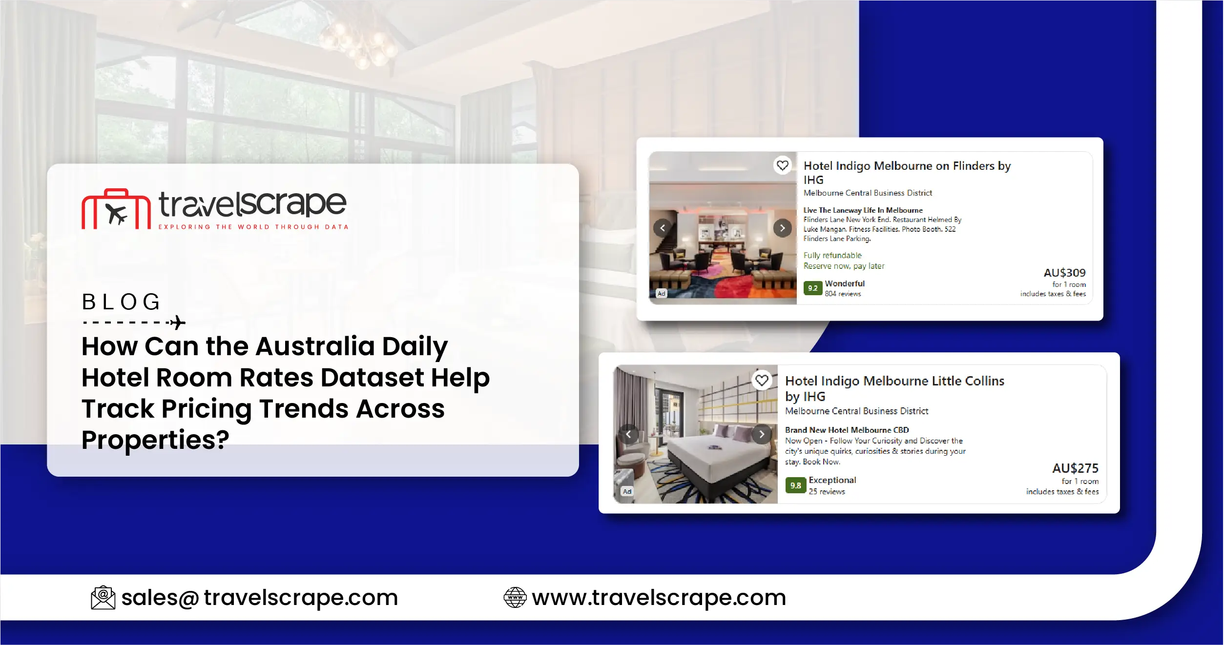 Australia Daily Hotel Room Rates Dataset to Track Pricing Trends