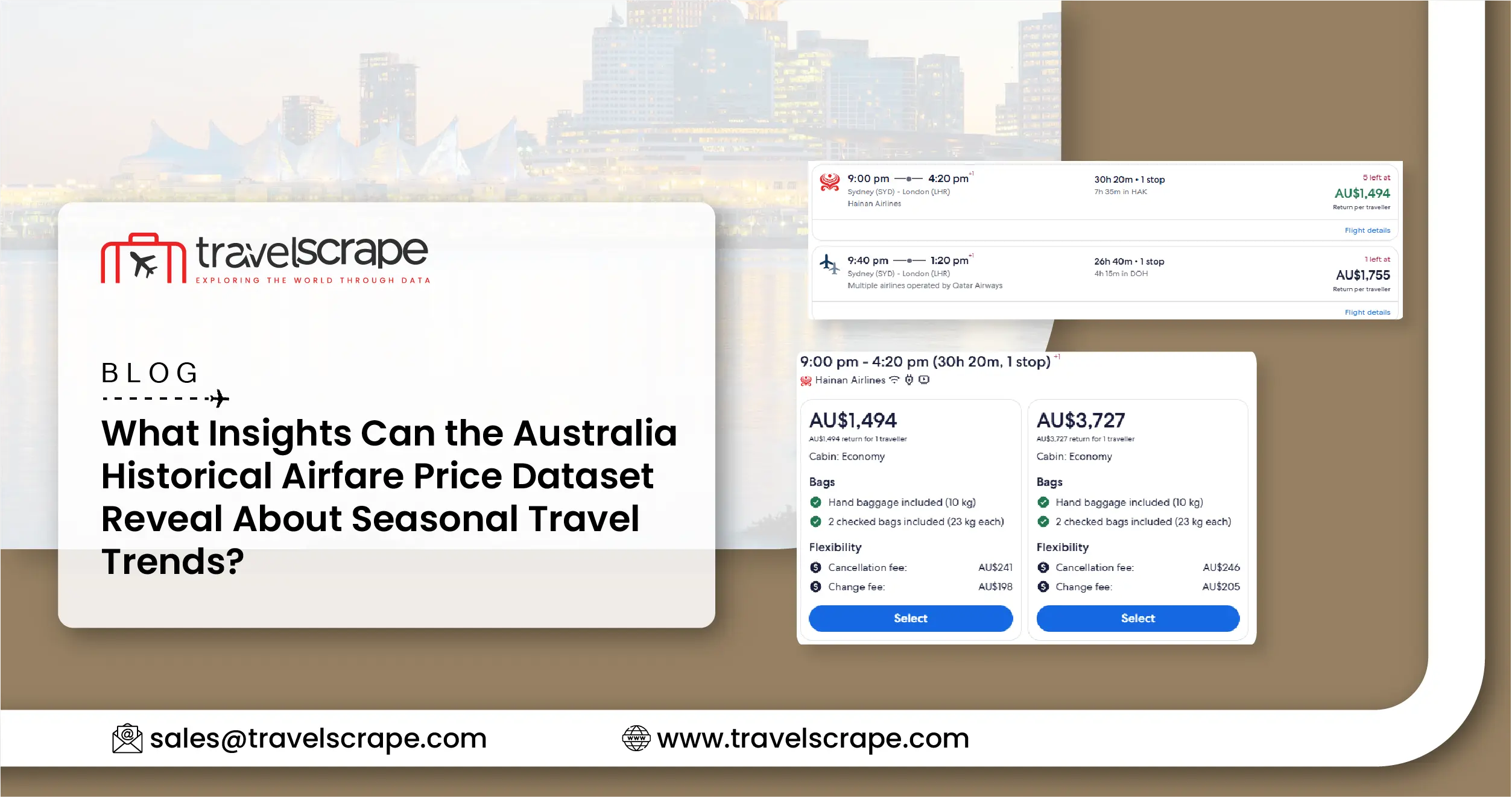 What Insights Can the Australia Historical Airfare Price Dataset Reveal
