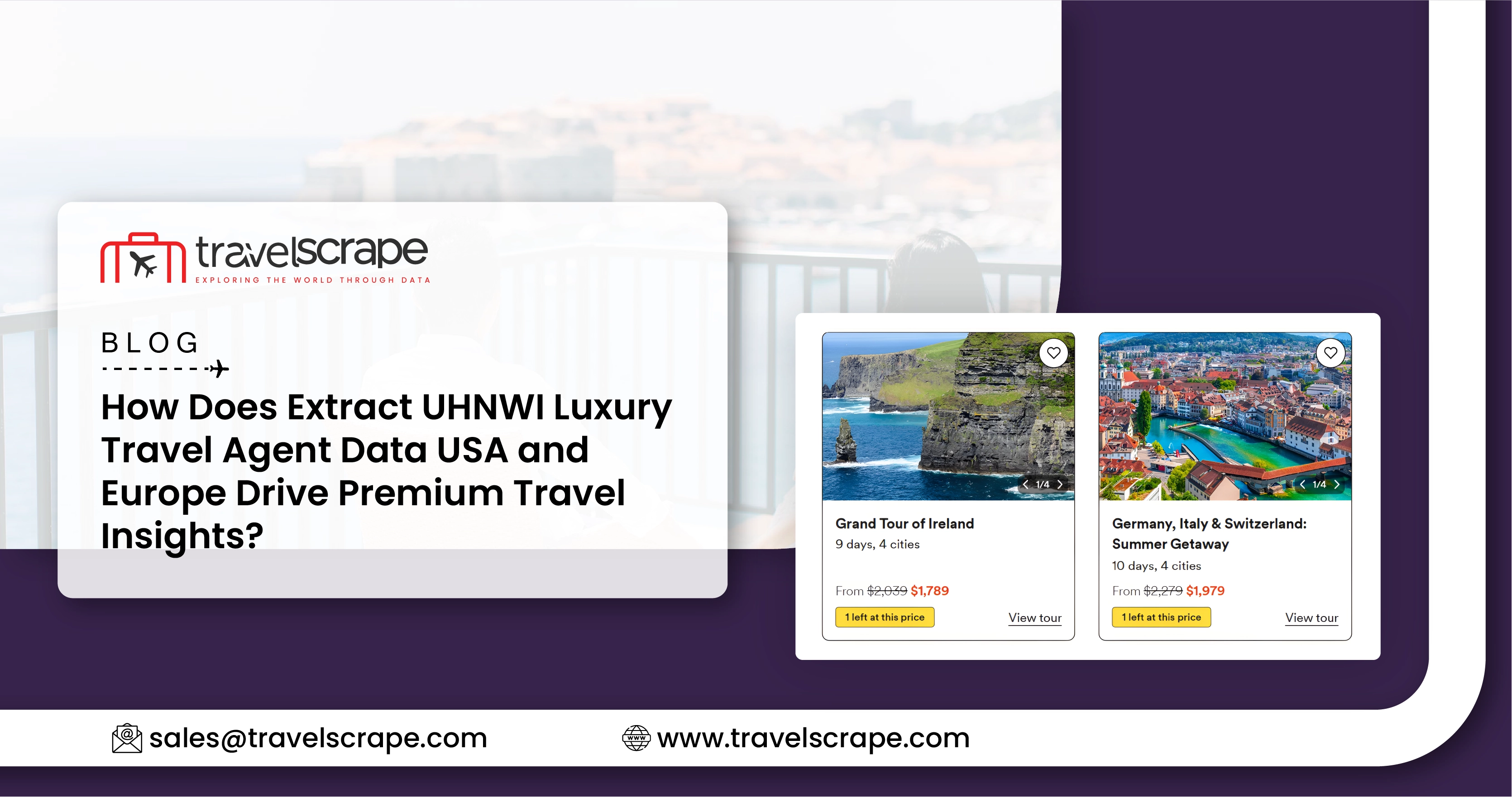 Extract UHNWI Luxury Travel Agent Data USA and Europe