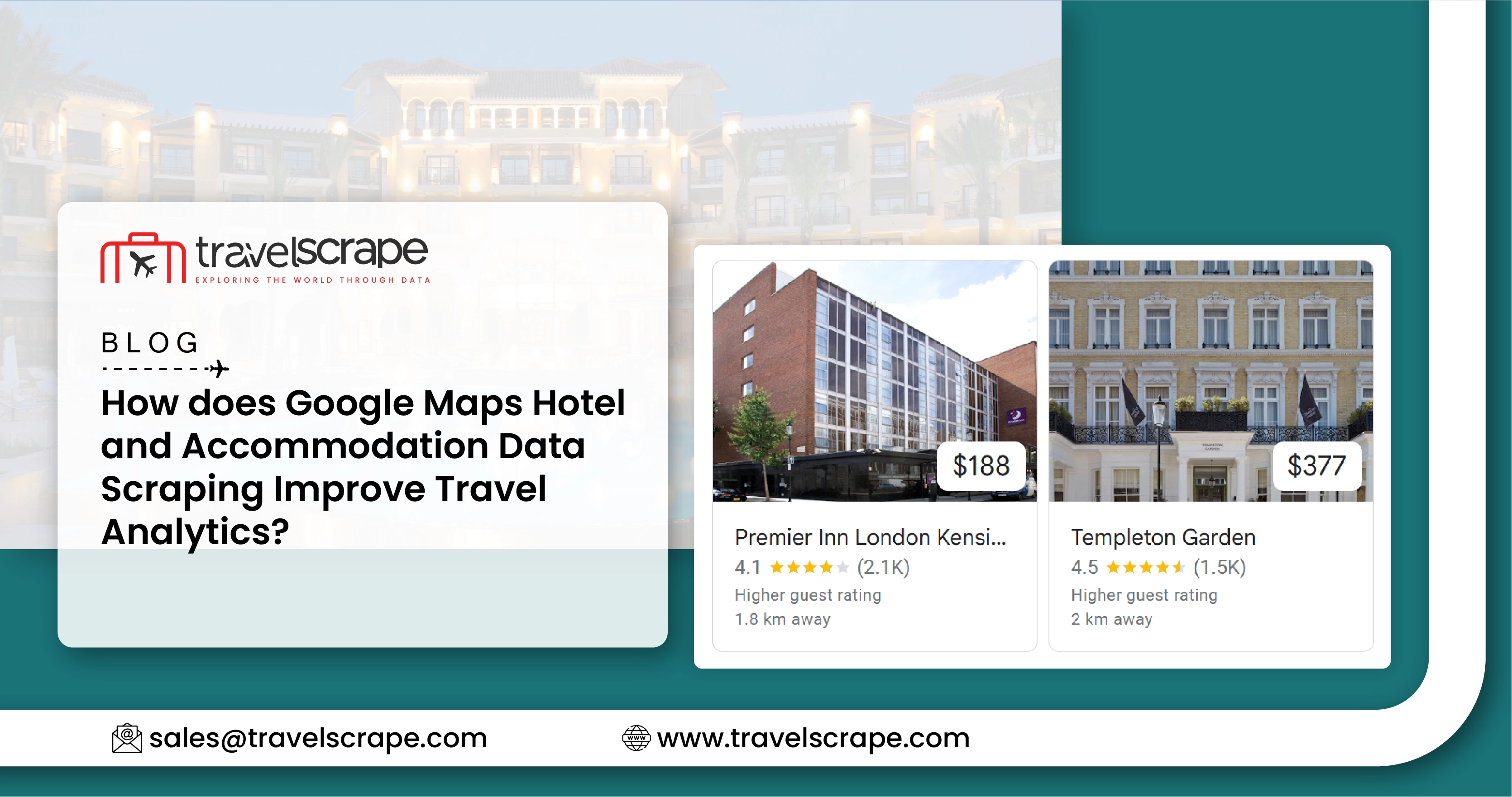 Google Maps Hotel and Accommodation Data Scraping