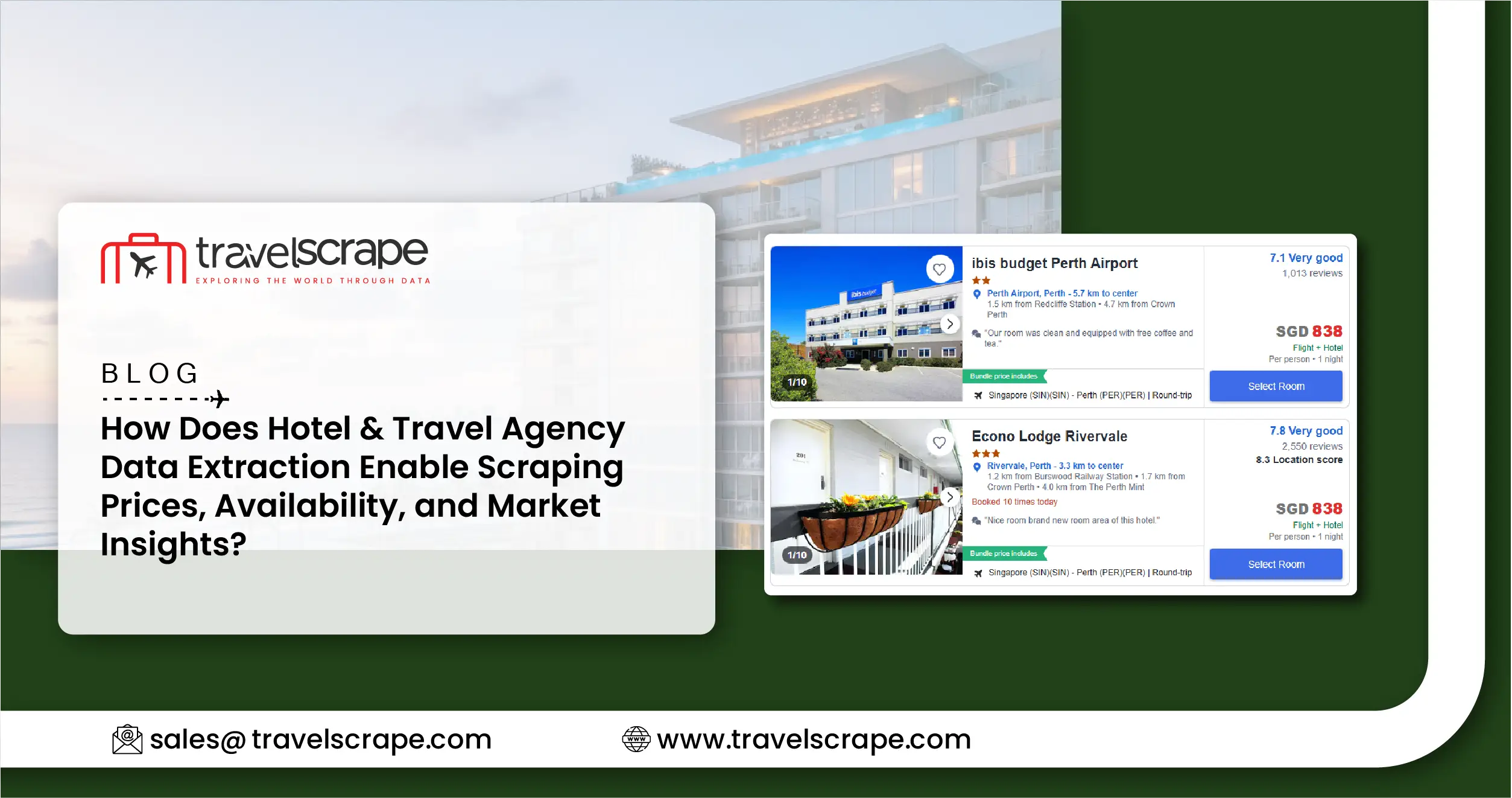 Hotel & Travel Agency Data Extraction for Market Insights