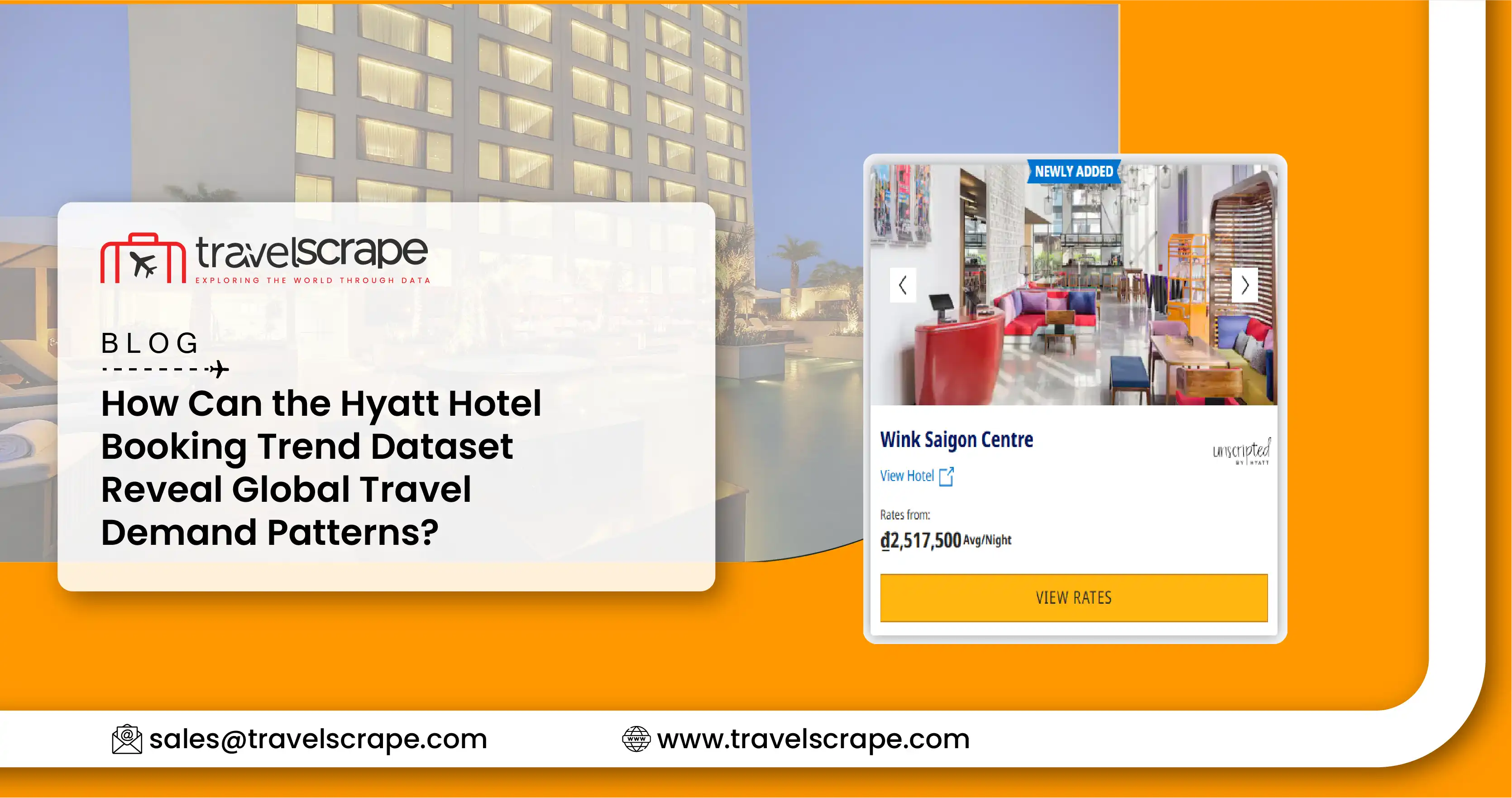 Hyatt Hotel Booking Trend Dataset for Travel Demand Patterns
