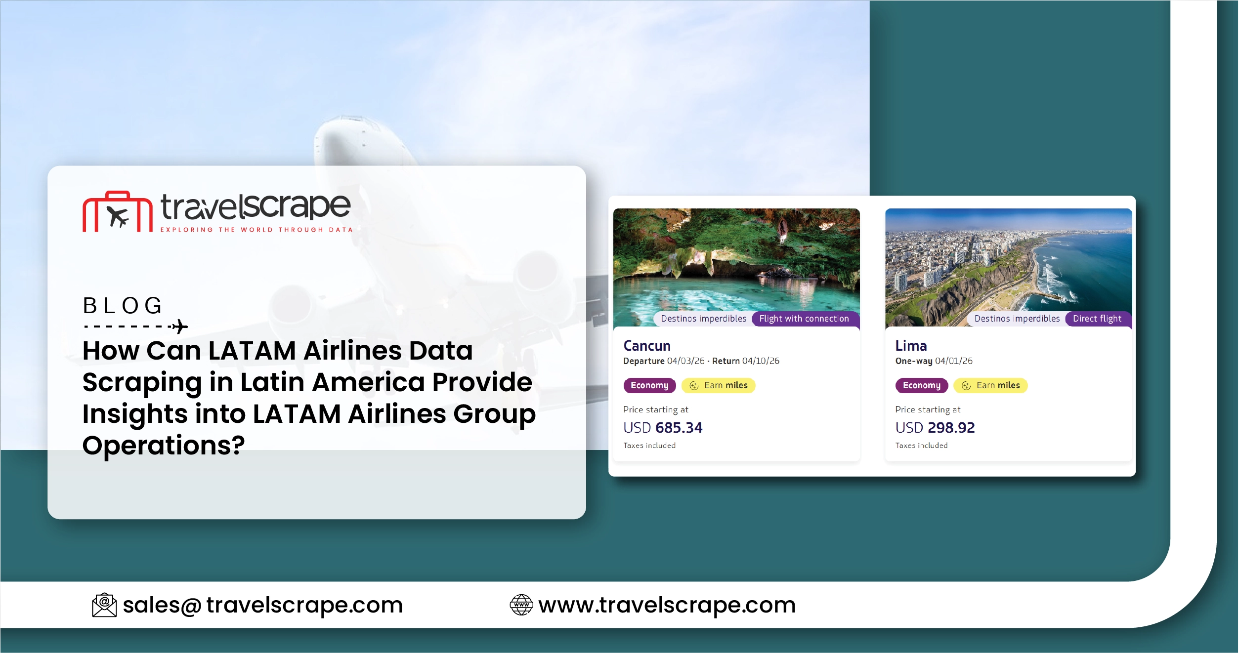 LATAM Airlines Data Scraping in Latin America