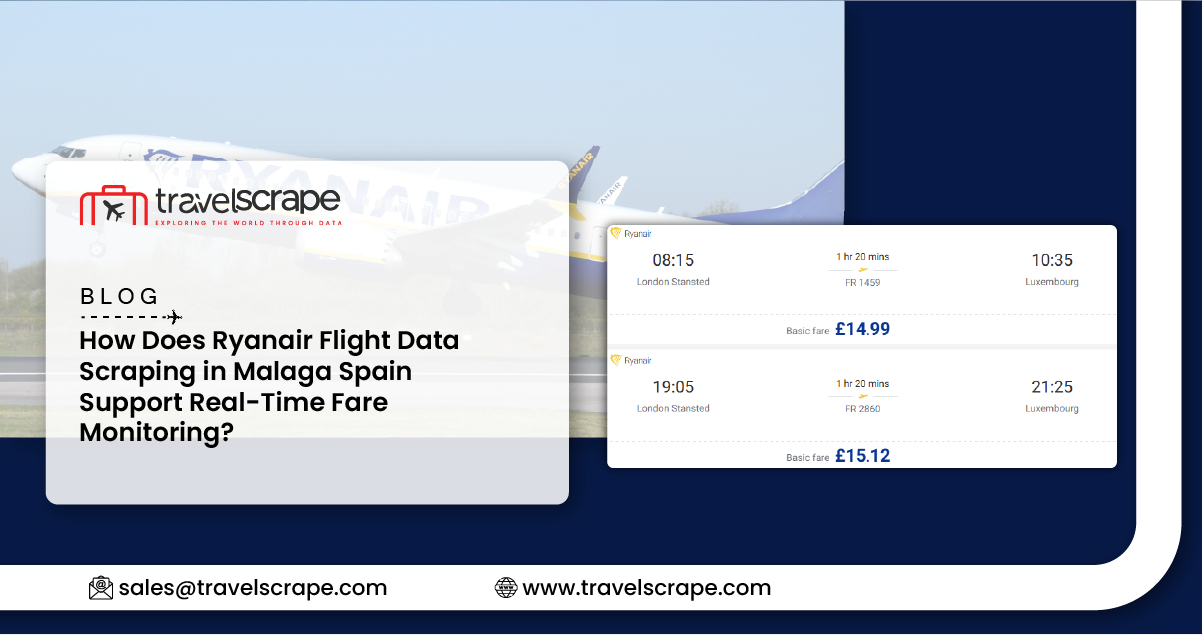 Ryanair Flight Data Scraping in Malaga for Fare Monitoring