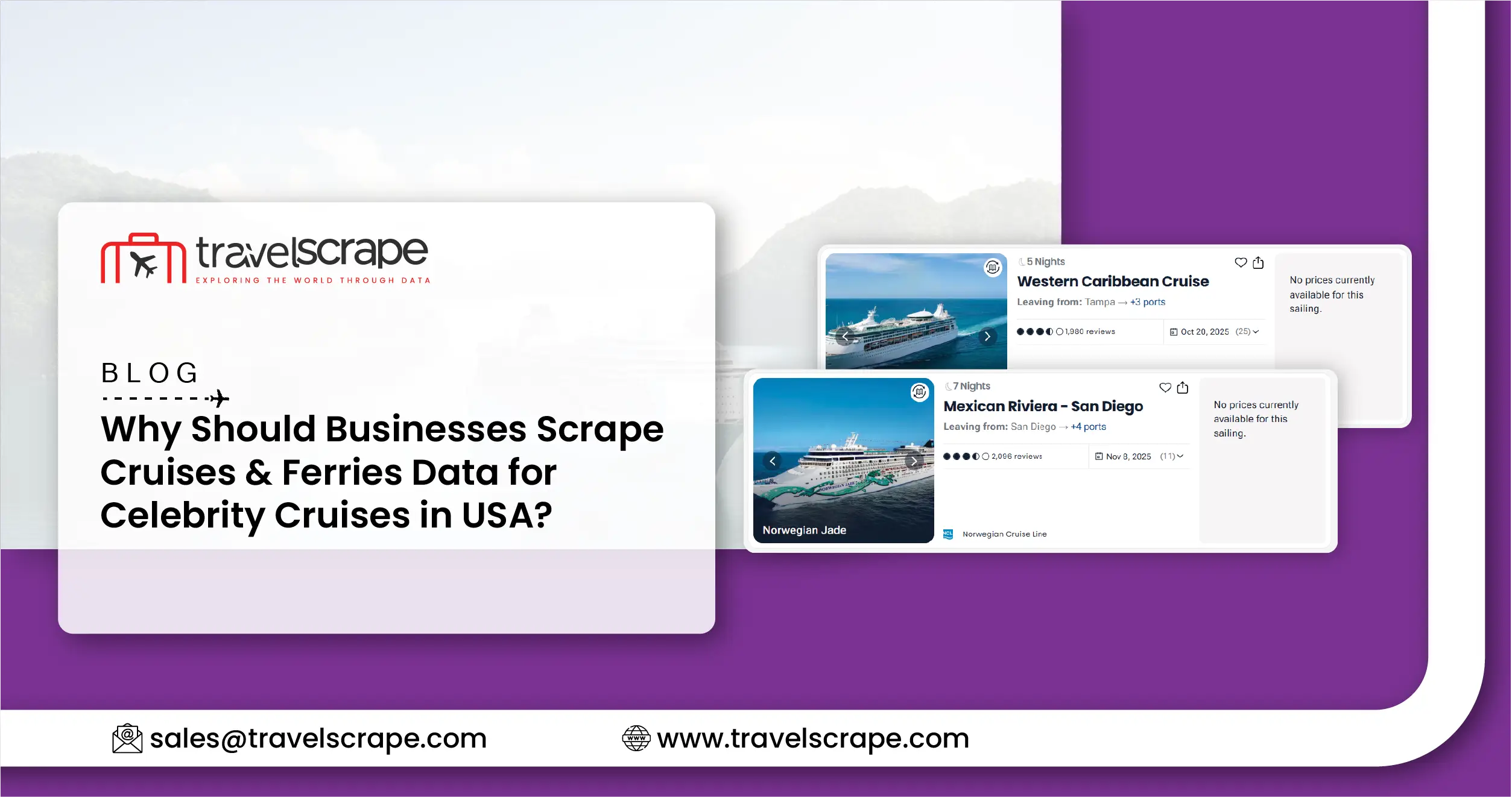 Why Should Businesses Scrape Cruises & Ferries Data for Celebrity Cruises in USA Why Should Businesses Scrape Cruises & Ferries Data for Celebrity Cruises in USA