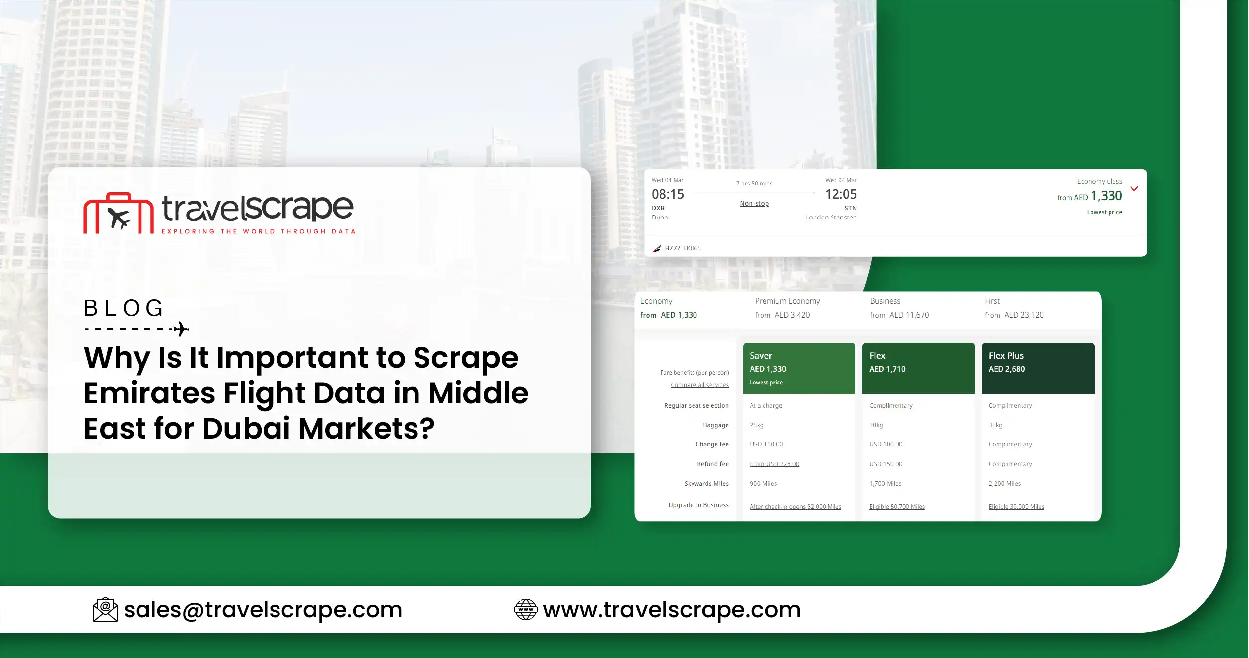 Scrape Emirates Flight Data in Middle East for Dubai Markets Scrape Emirates Flight Data in Middle East for Dubai Markets