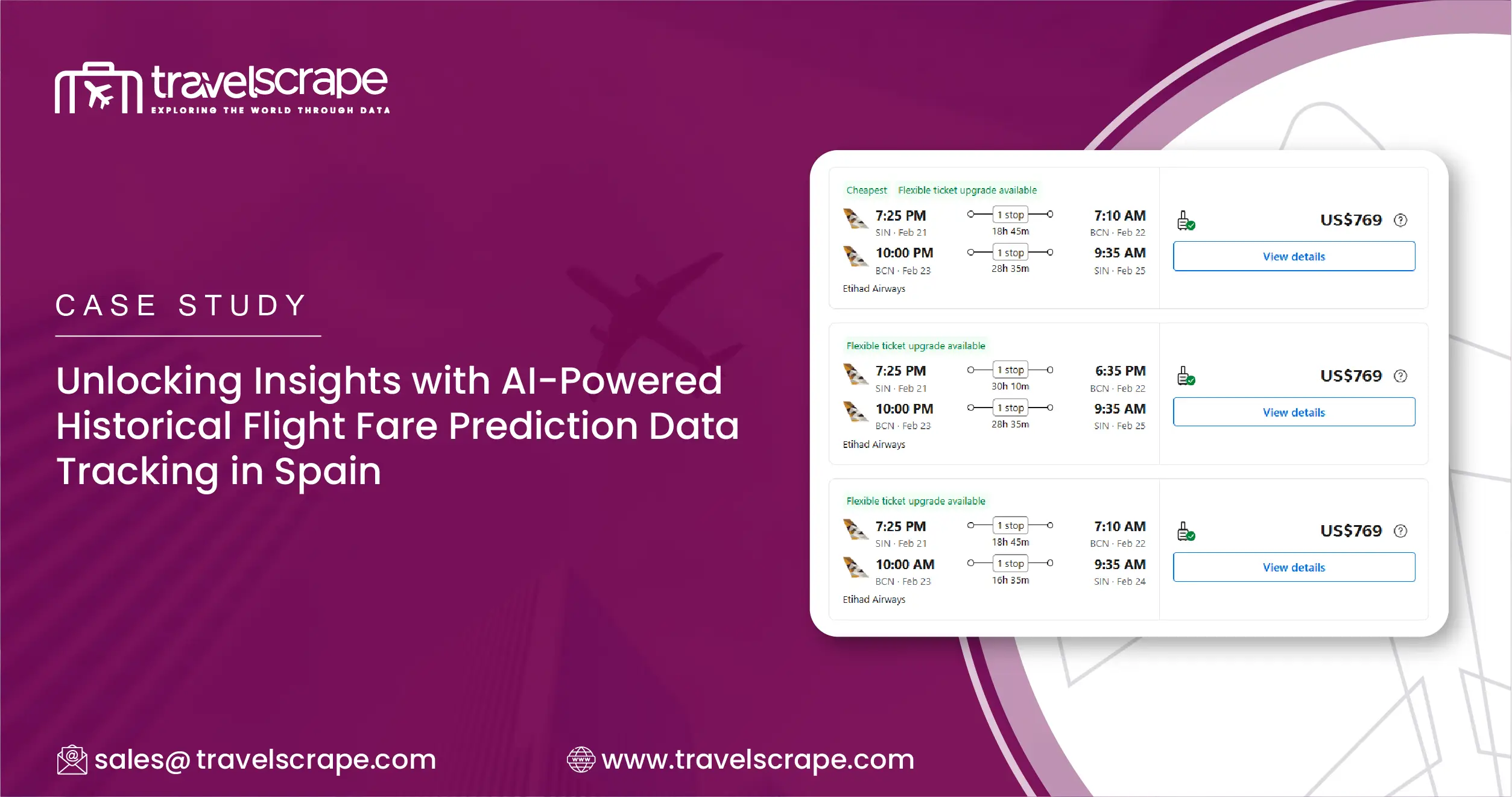 AI-Powered Historical Flight Fare Prediction Data Tracking in Spain