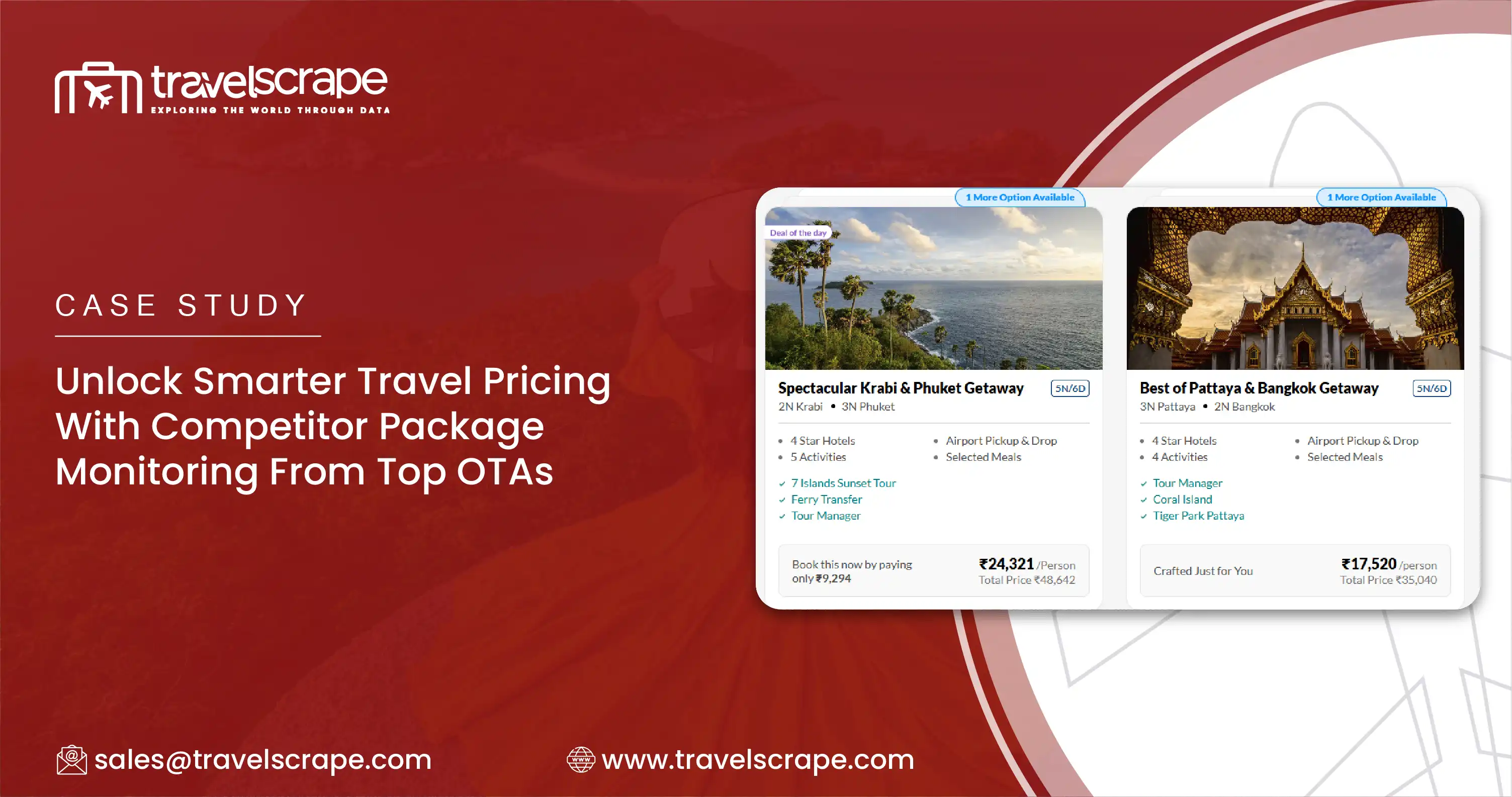 Unlock Smarter Travel Pricing With Competitor Package Monitoring From Top OTAs Unlock Smarter Travel Pricing With Competitor Package Monitoring From Top OTAs
