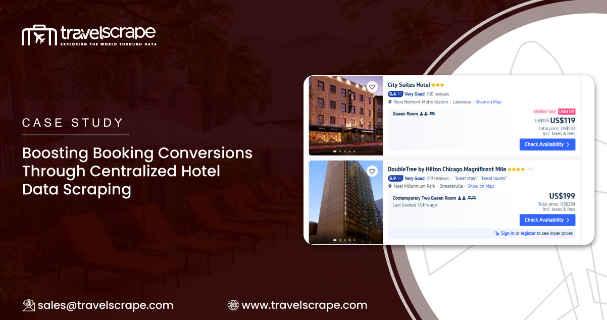 Boosting Booking Conversions Through Centralized Hotel Data Scraping Boosting Booking Conversions Through Centralized Hotel Data Scraping