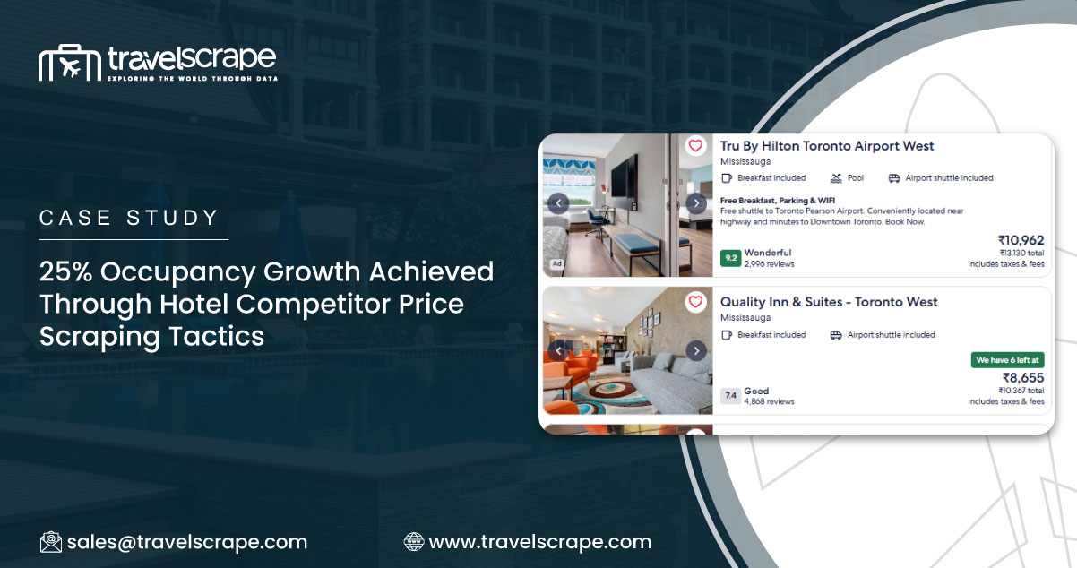 25% Occupancy Growth Achieved Through Hotel Competitor Price Scraping Tactics 25% Occupancy Growth Achieved Through Hotel Competitor Price Scraping Tactics