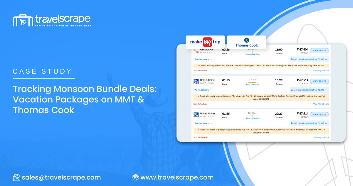 Bundle Deals During Monsoon Season: Price Monitoring of Vacation Packages from MakeMyTrip & Thomas Cook Bundle Deals During Monsoon Season: Price Monitoring of Vacation Packages from MakeMyTrip & Thomas Cook