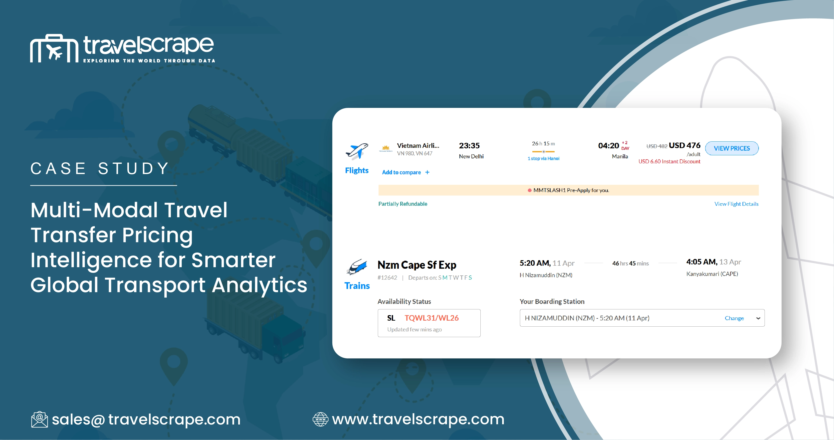 Multi-Modal Travel Transfer Pricing Intelligence