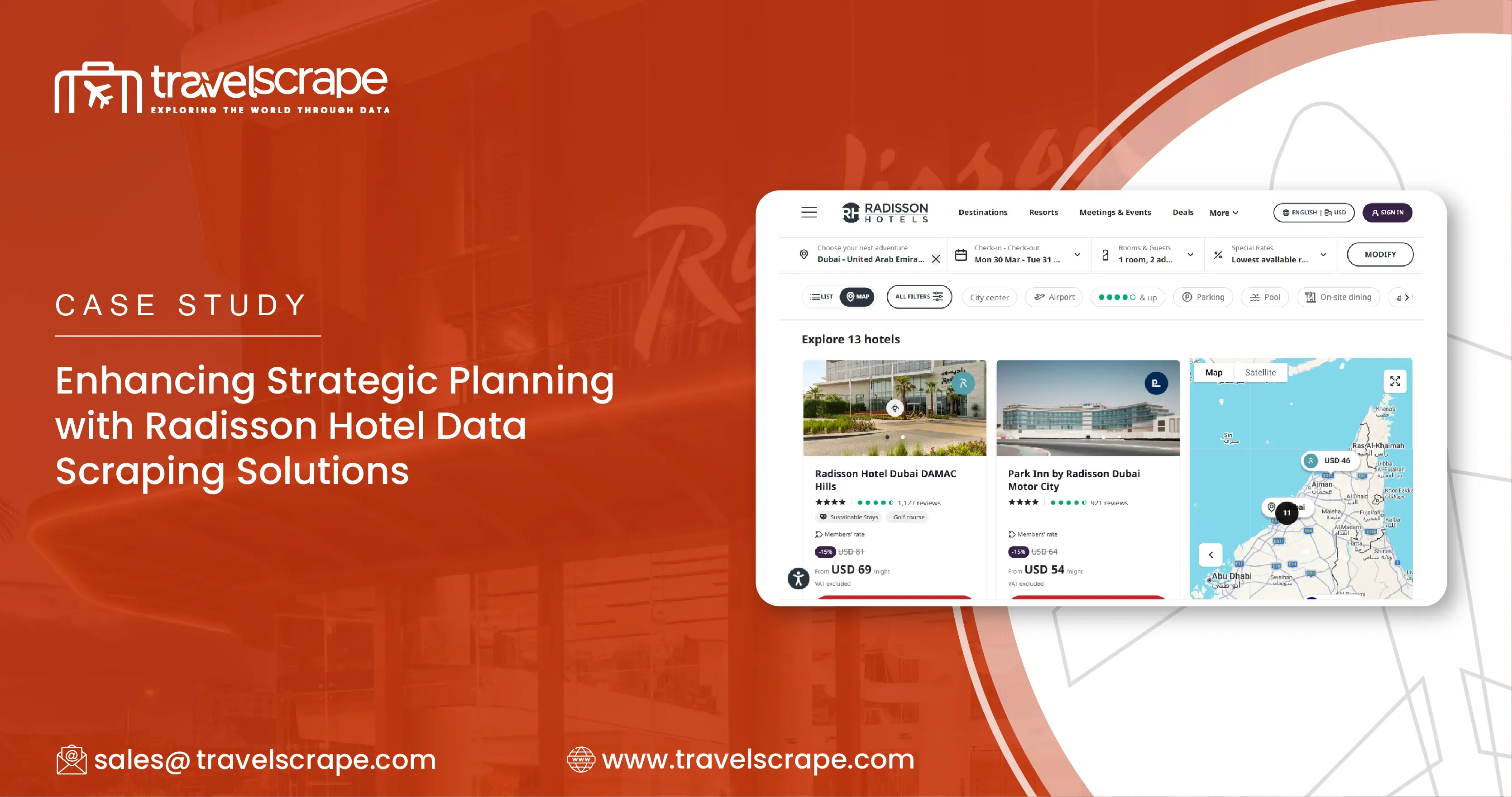 Radisson Hotel Data Scraping for Strategic Planning