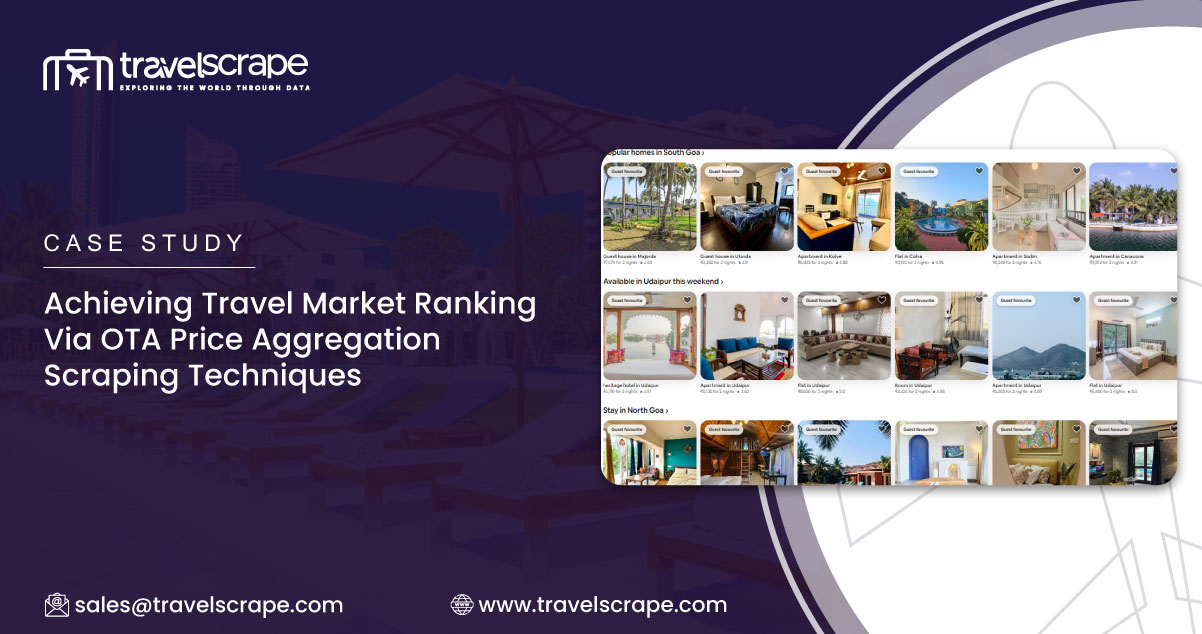 Achieving Travel Market Ranking Via OTA Price Aggregation Scraping Techniques Achieving Travel Market Ranking Via OTA Price Aggregation Scraping Techniques