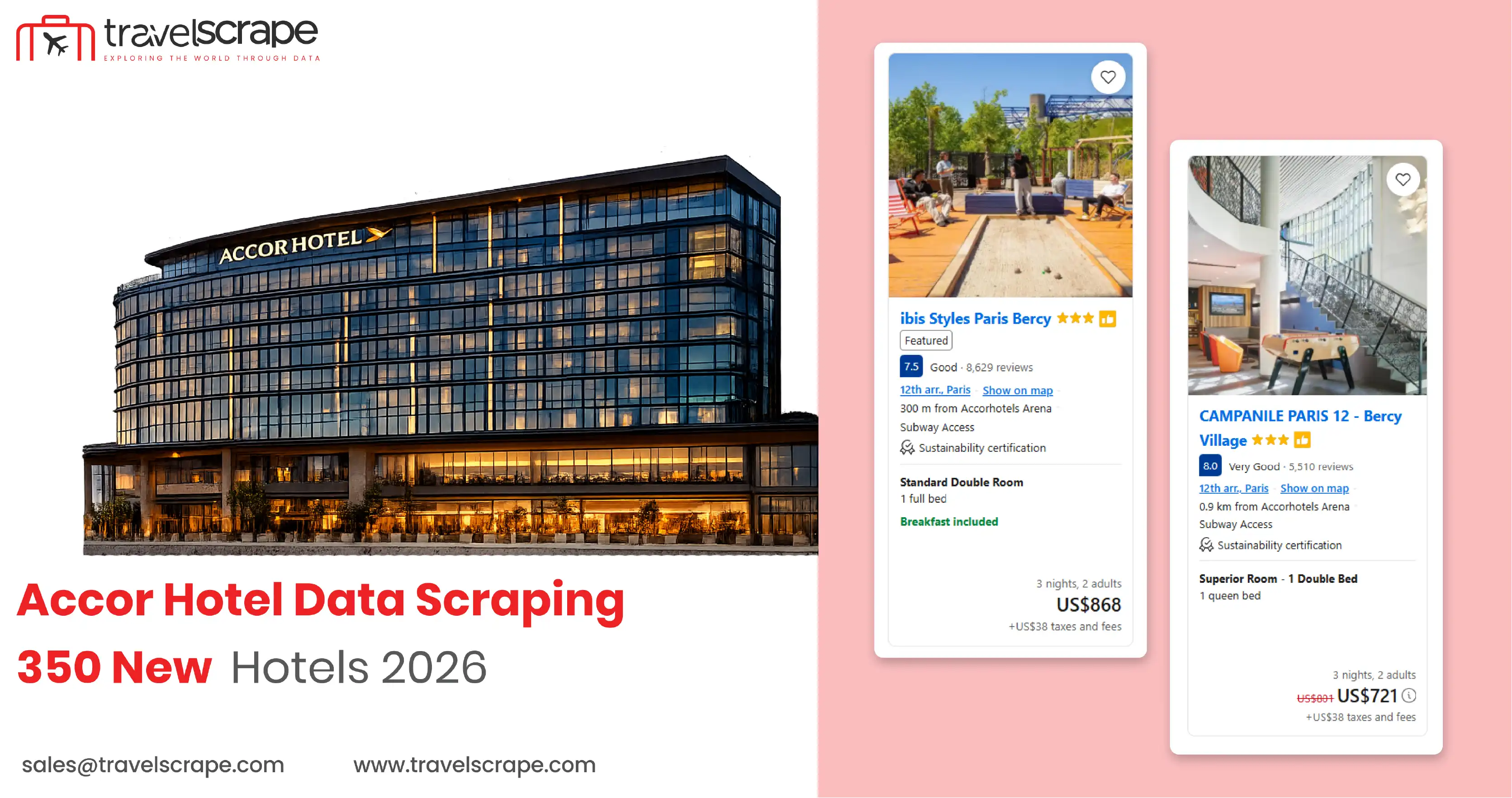 Accor Hotel Data Scraping 350 New Hotels 2026
