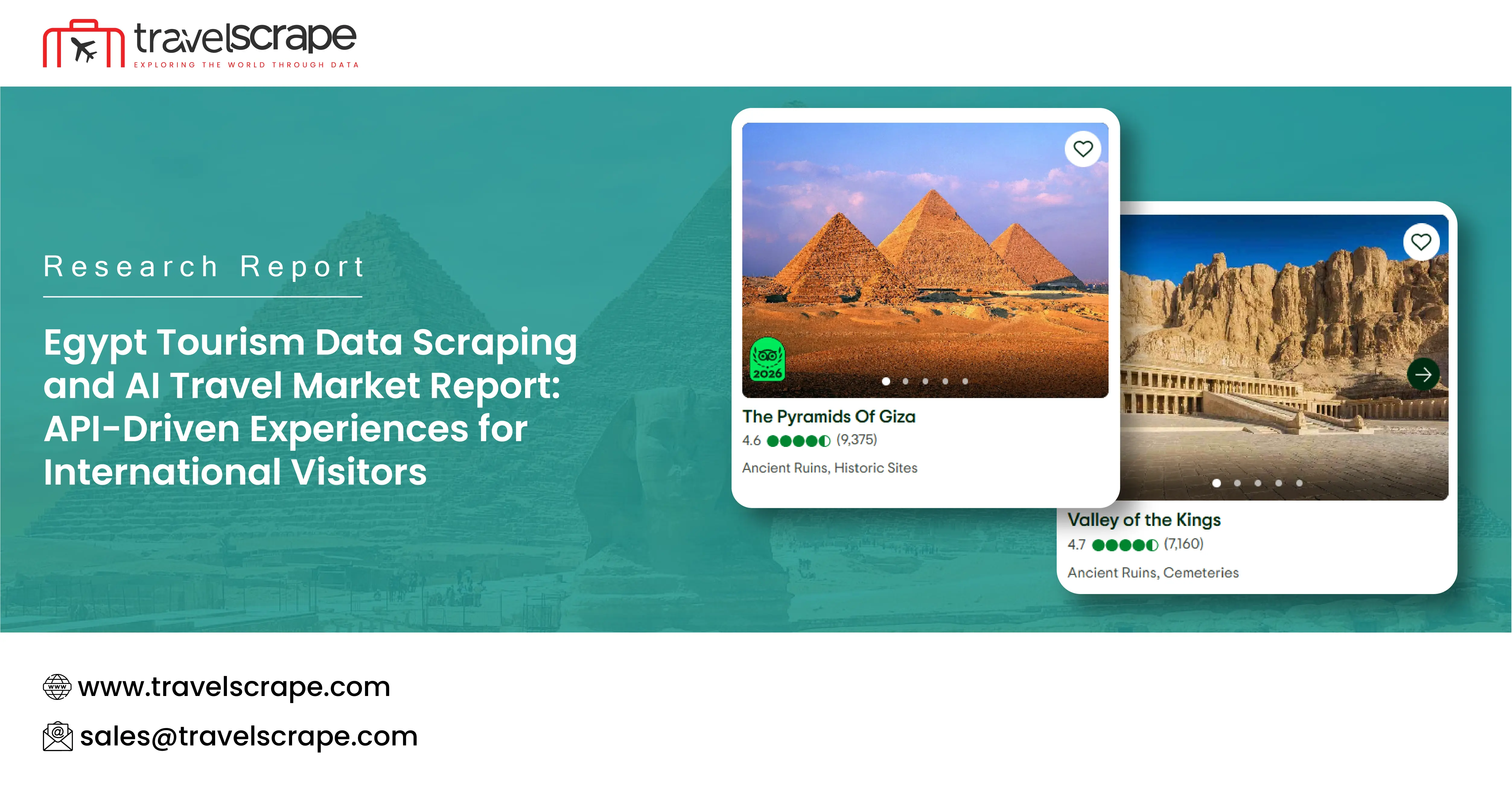 Egypt Tourism Data Scraping: AI Travel & API Market Report Egypt Tourism Data Scraping: AI Travel & API Market Report