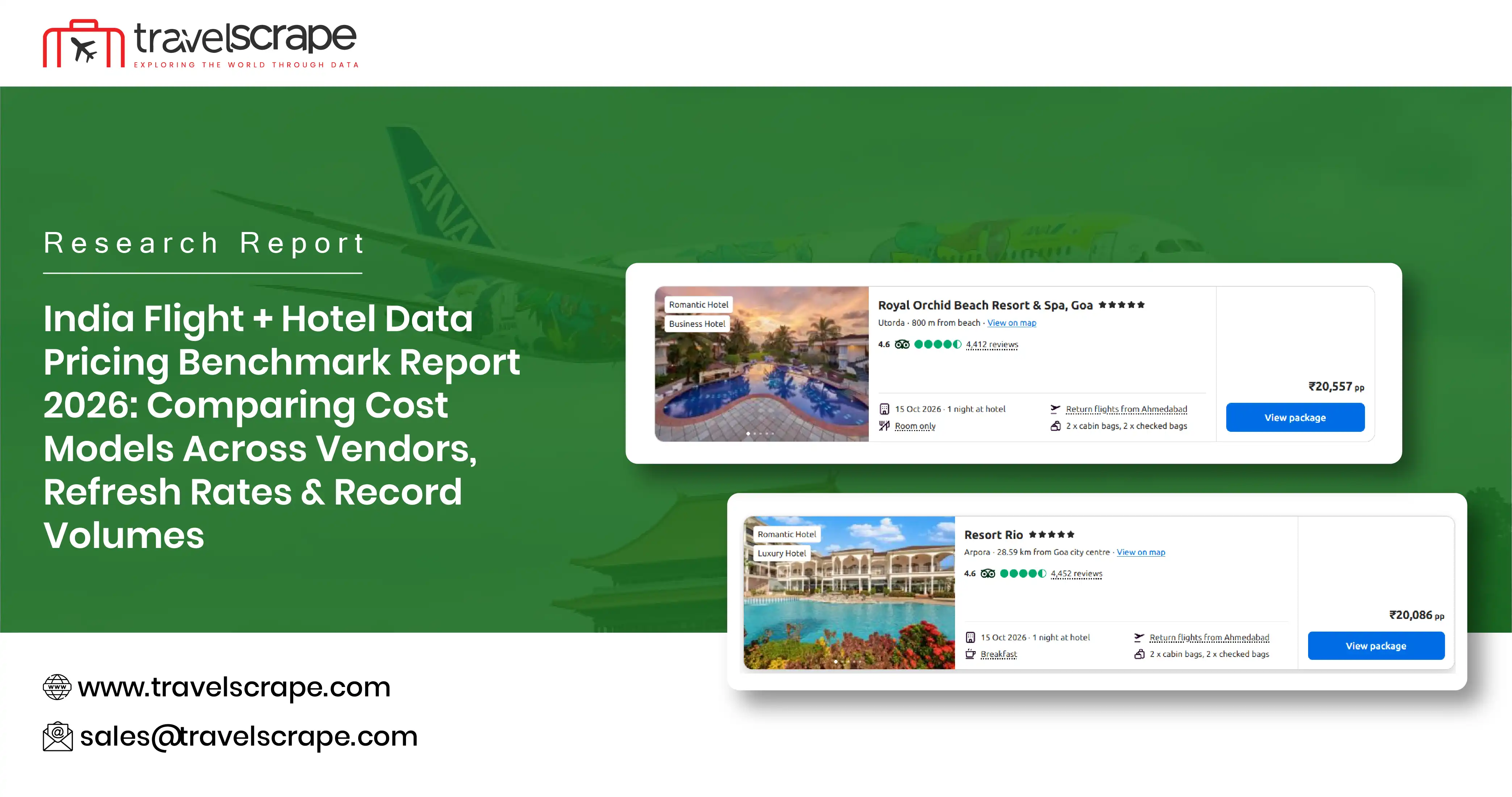 India Flight + Hotel Data Pricing Benchmark Report 2026