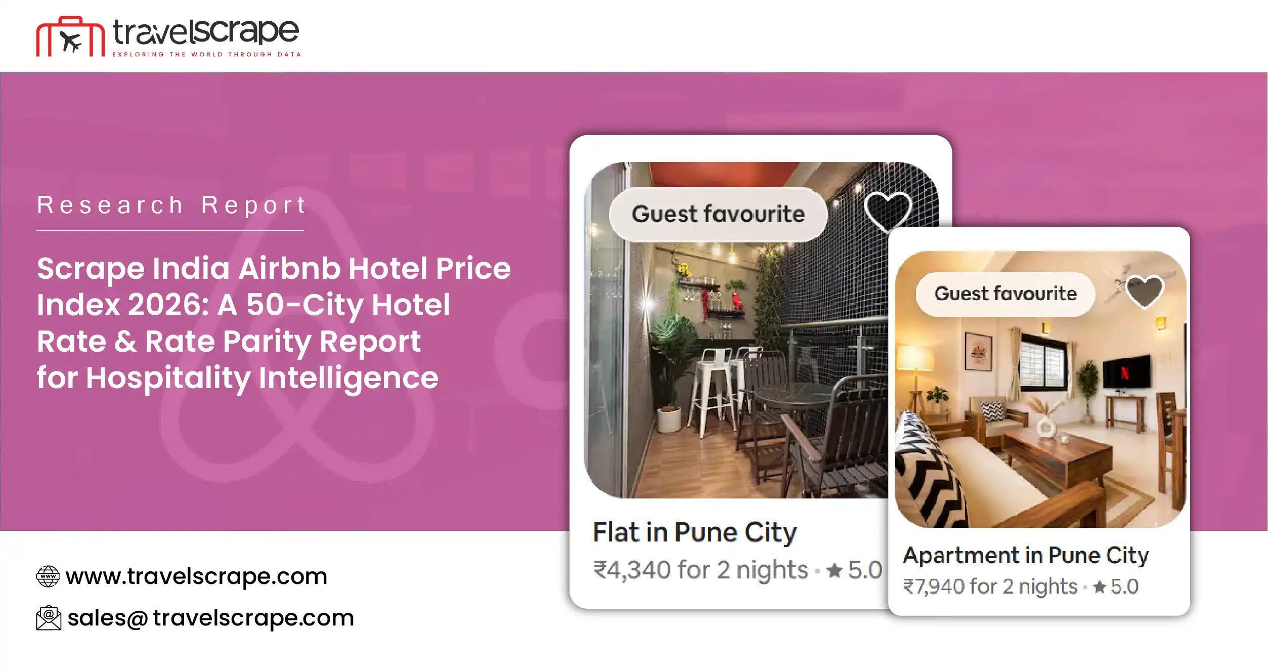 Scrape India Airbnb Hotel Price Index 2026
